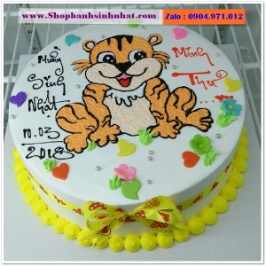 Bánh Sinh Nhật Con Hổ - Z15